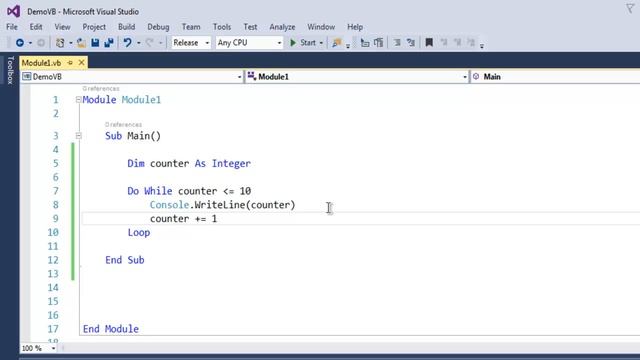 VB.Net Do While Loop смотреть онлайн