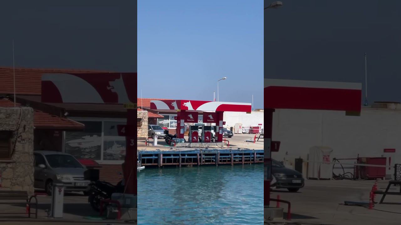 Filling station for boats in Kemer #türkiye #turkiye смотреть онлайн