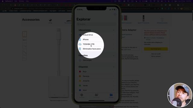 How to copy files from an iPhone to an external drive смотреть онлайн