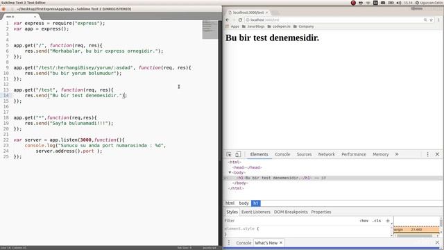 Express.js ve Node.js ile Web Site Yapımı Temelleri Part 4 смотреть онлайн