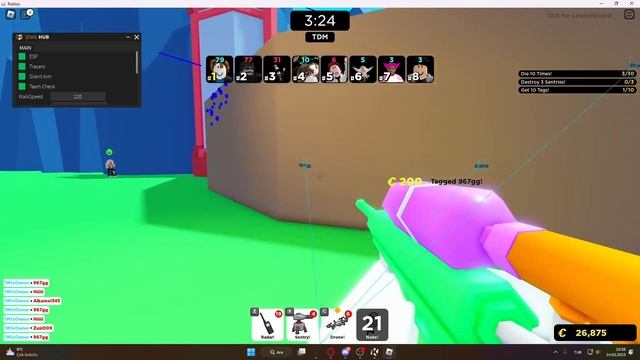 ROBLOX | ? Big Paintball Script/Hack! Auto Farm, Kill All, Get All Skins Free! смотреть онлайн