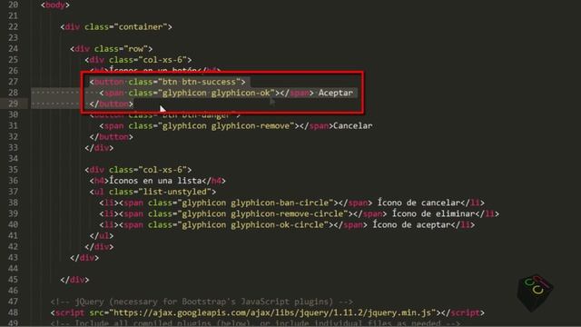 Íconos de Bootstrap - Curso de Bootstrap 3 | Council Chile смотреть онлайн