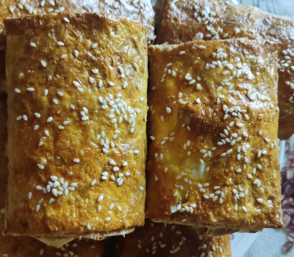 Лаваш сыром и фаршем. смотреть онлайн