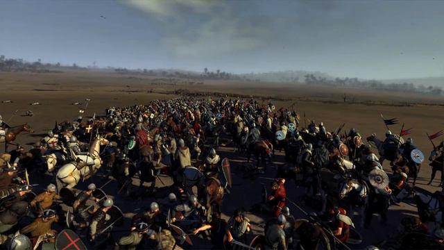 Medieval 1100 AD Campaign - modyfikacja pod Total War: Rome 2. Przykładowa, mała bitwa. смотреть онлайн