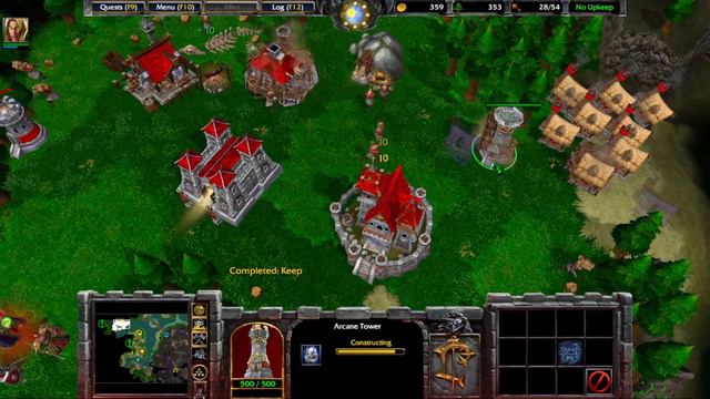 Warcraft 3 REFORGED (Hard) - Curse of the Blood Elves 01 - Misconceptions - PATCH 1.35.0 смотреть онлайн