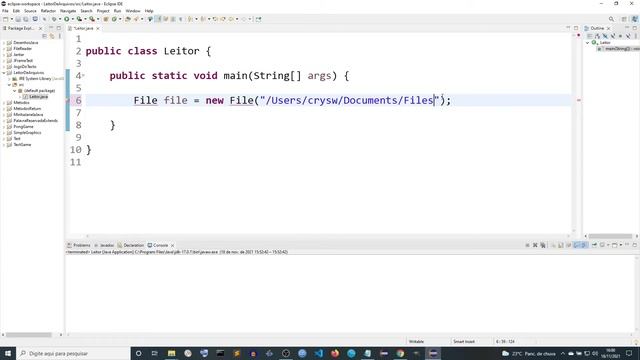 Como ler um arquivo em Java (arquivo txt, texto, Eclipse IDE, Classe File) смотреть онлайн
