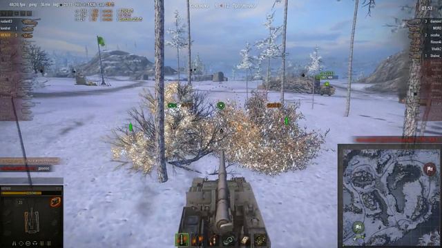 WOT, бой на арте М12, 9 фрагов, вытянул ничью смотреть онлайн
