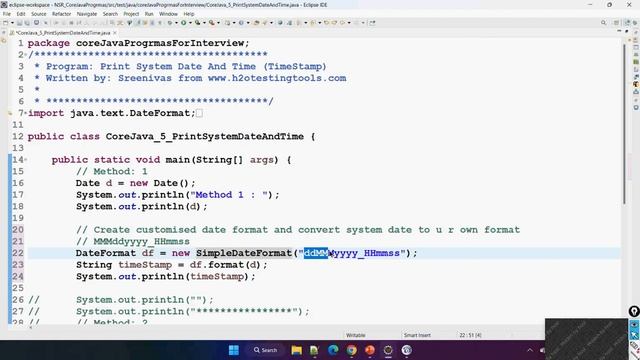 05 Print System Date And Time смотреть онлайн