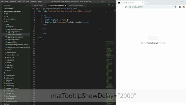 Angular Material UI: Tooltip смотреть онлайн