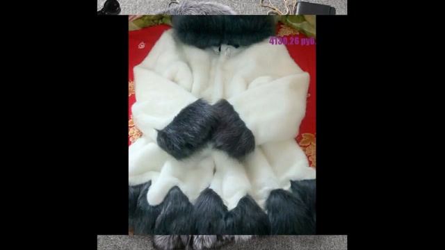 Одежда с алиэкспресс - Шубка с искусственным мехом под чернобурку (есть большие размеры) смотреть онлайн