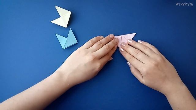 Как сделать бумажный оригами антистресс своими руками | Подвижная оригами игрушка из бумаги без кле смотреть онлайн