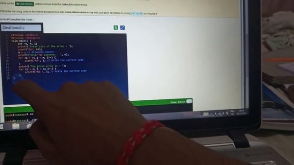 Copy & paste  on codetantra