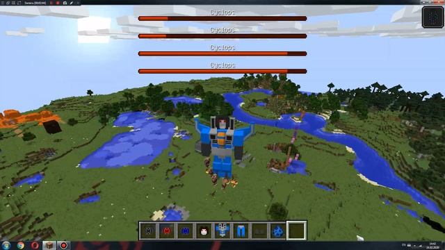 Майнкрафт. Уменьшение и увеличение. Minecraft. Decrease and increase. смотреть онлайн