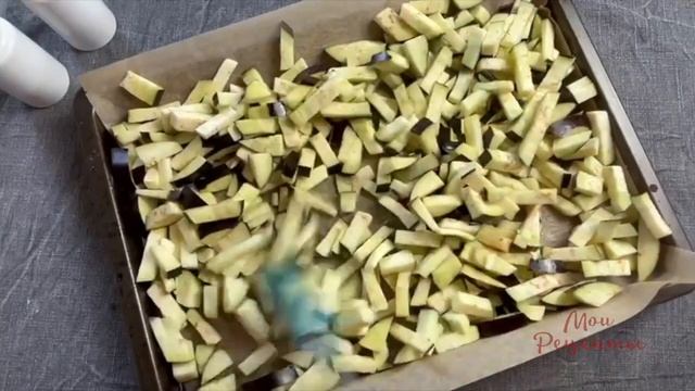 Самый Простой Летний САЛАТ ИЗ БАКЛАЖАНОВ! Всего ТРИ Ингредиента, а Так Вкусно! смотреть онлайн