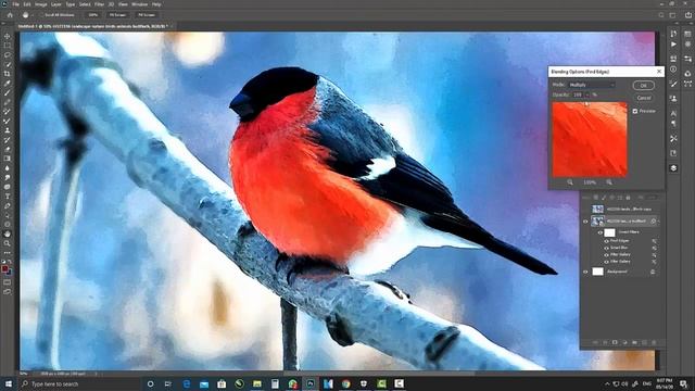 watercolor painting Effect in Photoshop (using filters, mask and brush ) смотреть онлайн