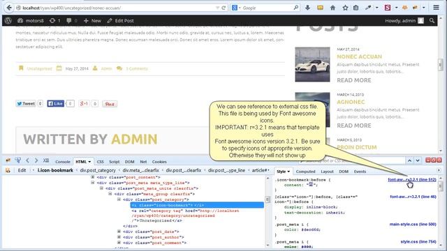 WordPress. How To Change Font Awesome Icons смотреть онлайн
