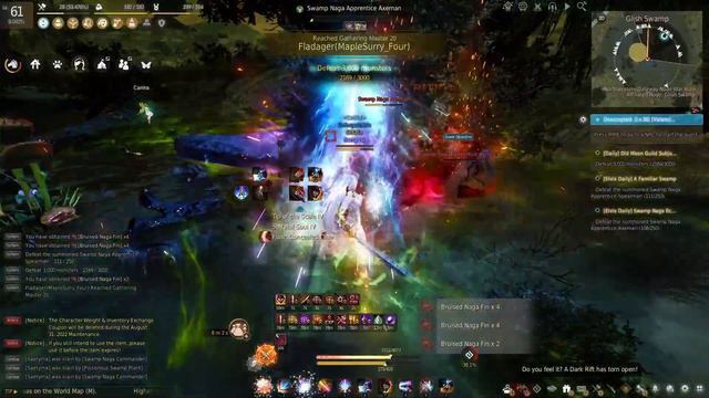 BDO: Awakening Drakania Elvia Swamp naga time смотреть онлайн