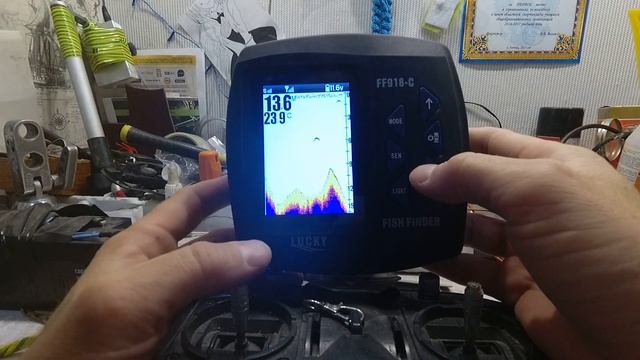 Lucky FF918-C обзор!!! Эхолот для карпового кораблика смотреть онлайн
