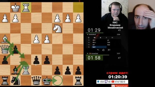 «Тактика мангуста». Гельман - Михайловский, Elite Super Blitz Arena 3+0 2019.11.02 смотреть онлайн