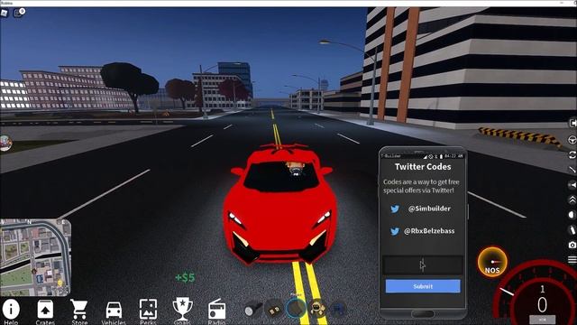 *OCTOBER* All New Working Codes In Vehicle Simulator! (Vehicle Simulator Codes!) *ROBLOX* смотреть онлайн
