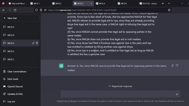 AI writes the Common Law Admission Test (ChatGPT) смотреть онлайн