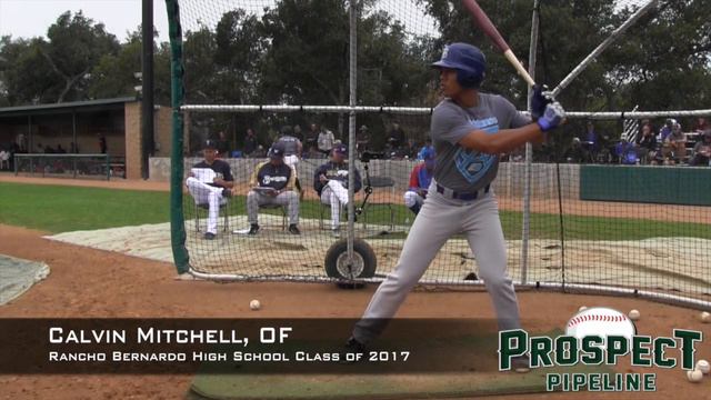 Calvin Mitchell Prospect Video, OF, Rancho Bernardo High School Class of 2017 смотреть онлайн