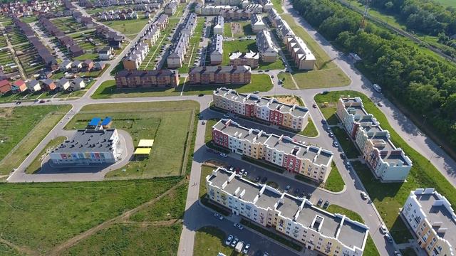 Новое Ступино с высоты 100 метров. смотреть онлайн
