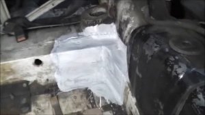 ВАЗ 01 07 ремонт кронштейна задней поперечной тяги солдатика