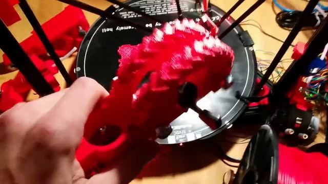 BeagleBone Black + BeBoPr + MachineKit + Kossel printing GUS Simpson parts. смотреть онлайн