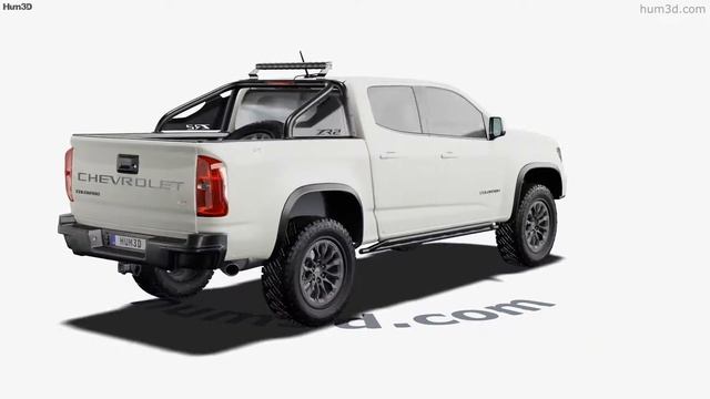 Chevrolet Colorado Double Cab SEMA Truck 2021 3D model by Hum3D.com смотреть онлайн