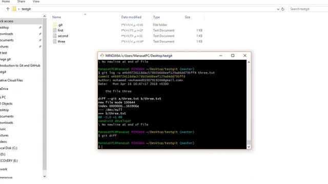 تكملة أوامر git git log -p/-u/--patch and git diff смотреть онлайн
