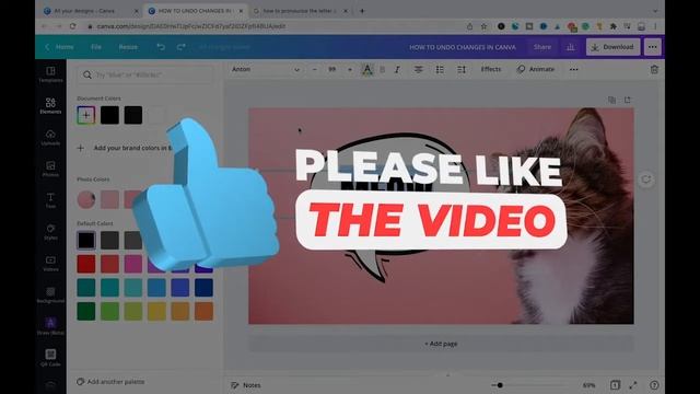 How to Undo Changes in Canva смотреть онлайн