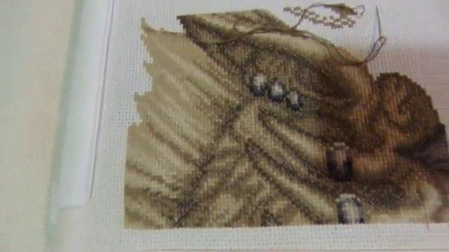 Вышивка .Мои продвижения по Хаеду ,новый процесс. смотреть онлайн