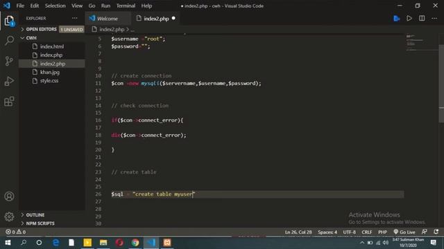How to create data base with coding in urdu/hindi || Data Base || php || create database || смотреть онлайн