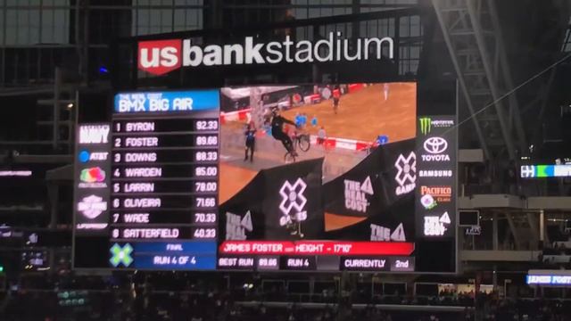 X Games Big Air James Foster Winning Run 2017 смотреть онлайн