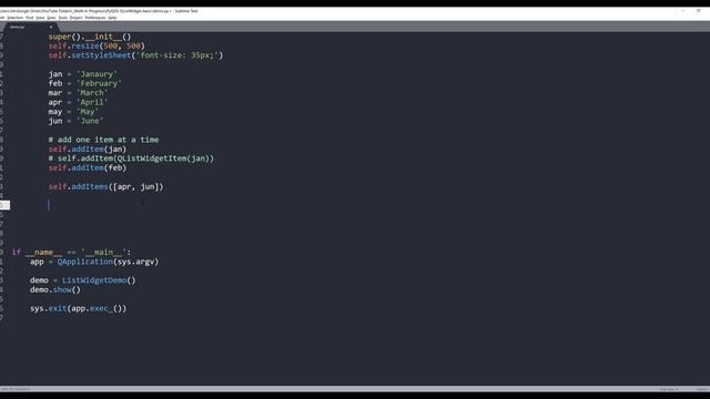QListWidget Basics | PyQt5 Tutorial смотреть онлайн