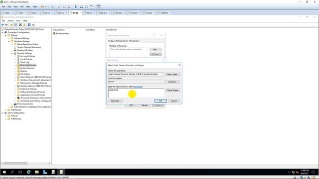 Add Domain users to local administrators via GPO смотреть онлайн