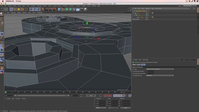 Композиция со спиннерами в Cinema 4D. смотреть онлайн