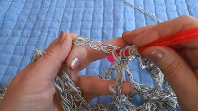 Сетка крючком дачная - Размер ячейки 8 х 9 - Видео 1 смотреть онлайн