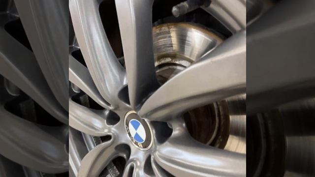 BMW X4 - оклейка кузова пленкой цвета сатиновый графит, покраска дисков, установка StarLine S96 смотреть онлайн