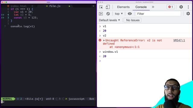 JS Variable Definitions VAR, CONST, and LET the easy way смотреть онлайн