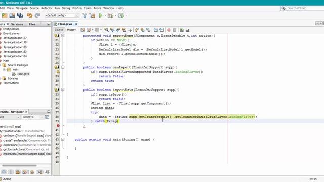 Java Programing Tutorial : Drag and Drop - TransferHandler смотреть онлайн