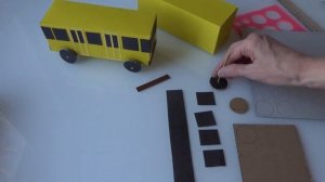 Как быстро и просто сделать автобус из картона.