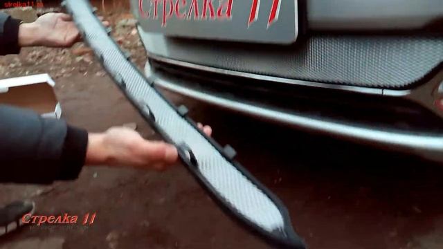 Защита радиатора для RENAULT LOGAN с 2014г.в. (Хром) - strelka11.ru смотреть онлайн