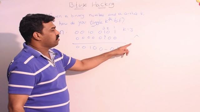 Given a binary number, how do you toggle k-th bit? смотреть онлайн