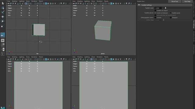 Unlock Orthographics view in Maya смотреть онлайн