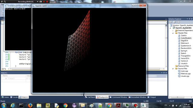 Cloth Simulation with wind смотреть онлайн