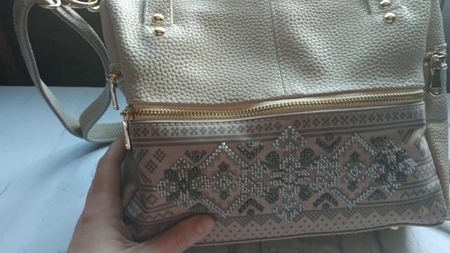 Готовая сумка, вышитая бисером. ТМ Рикамо смотреть онлайн