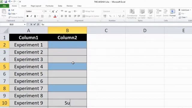 Shortcut to Fill Multiple Cells with the Same Text | Excel смотреть онлайн