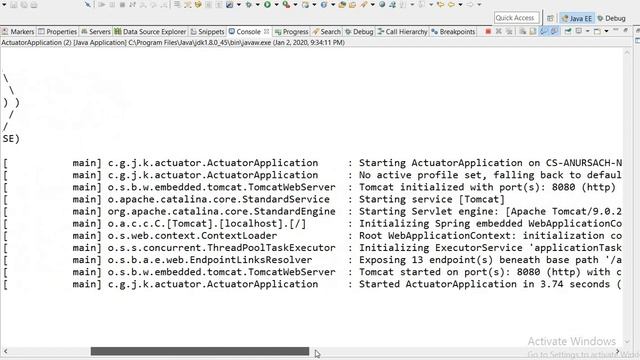 SPRING BOOT ACTUATOR смотреть онлайн